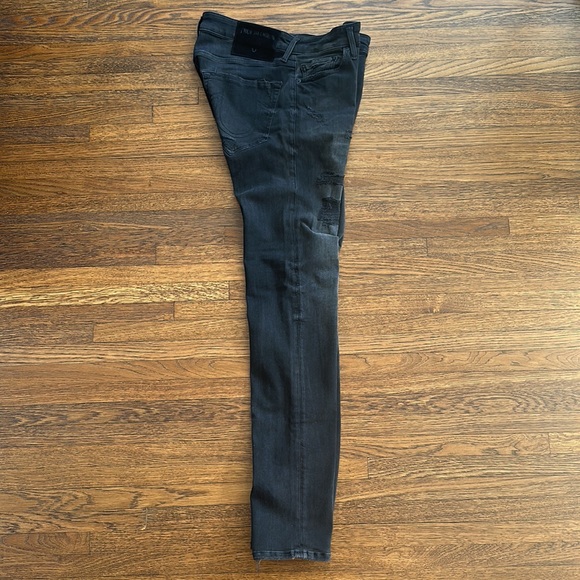 Men’s True Religion Black Super Skinny Stretch Tony Fit Jeans - Picture 7 of 7